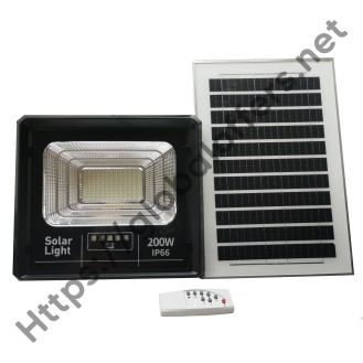 Professional Solar LED Floodlight Jortan 200W IP66 Black