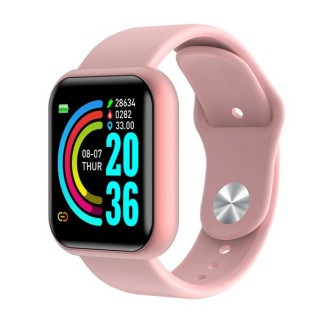 Smartband Y68 Waterproof IP67 Smartwatch Pink